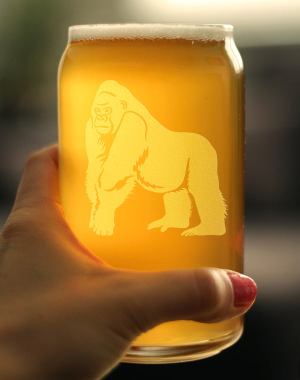 Gorilla Rocks Glass - Fun Wild Animal Themed Decor and Gifts for Lover -  bevvee