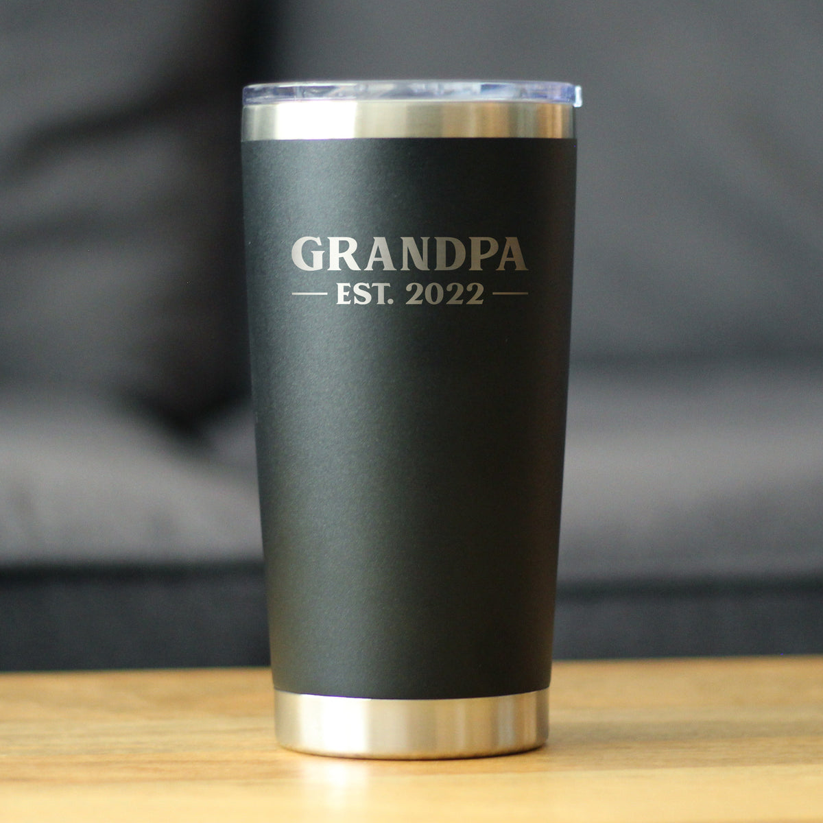 Grandpa est. 2022 - Bold - 20 oz Coffee Tumbler