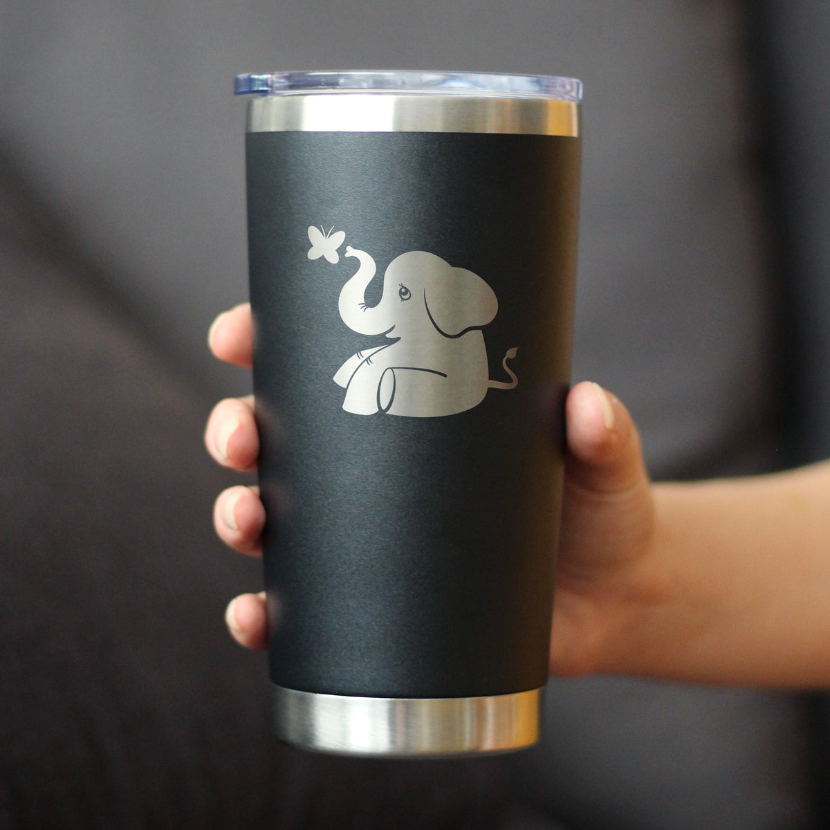 Cute Elephant - 20 oz Coffee Tumbler