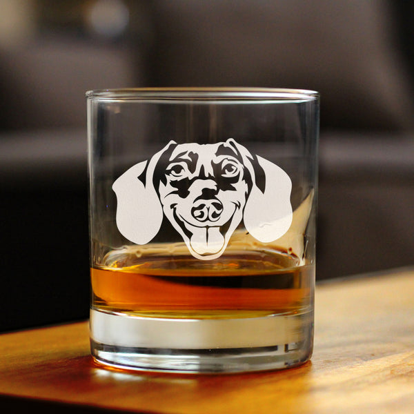 Shih Tzu Face Whiskey Rocks Glass - Unique Dog Themed Decor and Gifts -  bevvee