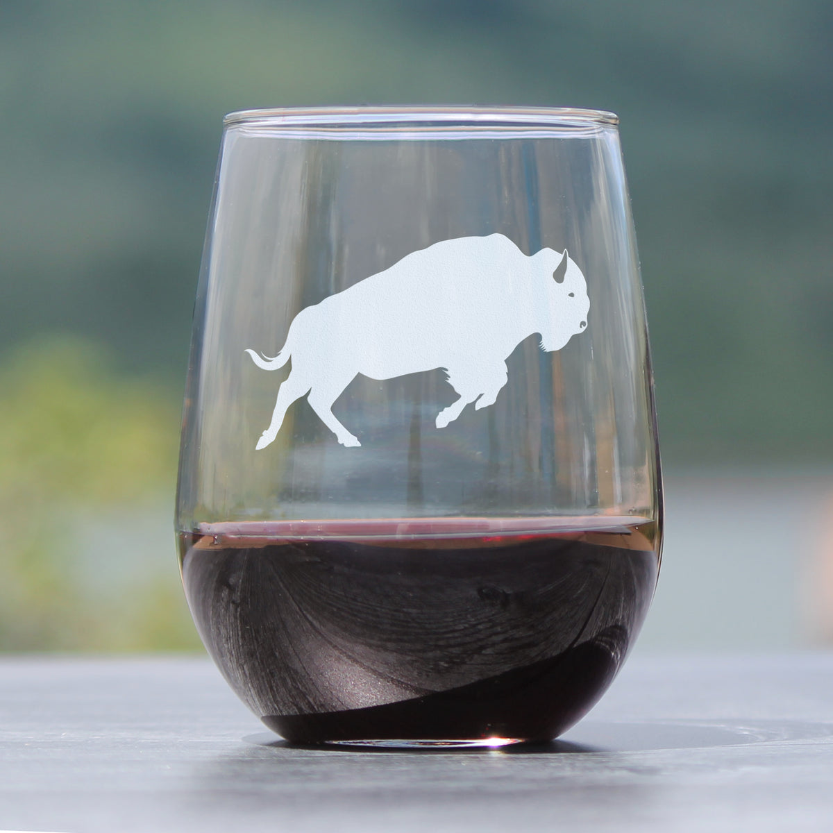 Bison - 17 Ounce Stemless Wine Glass