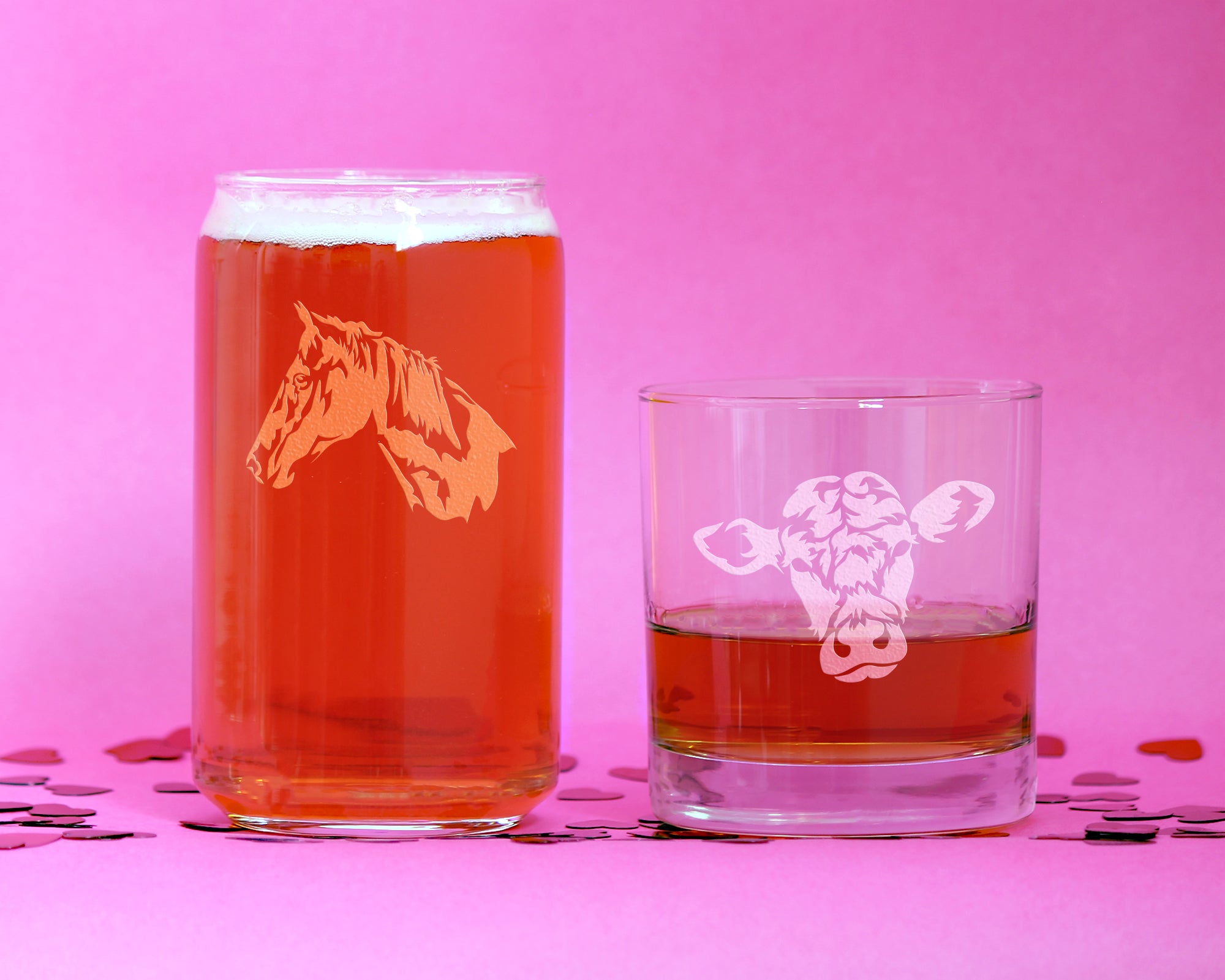 Cow & Horse Face Glasses
