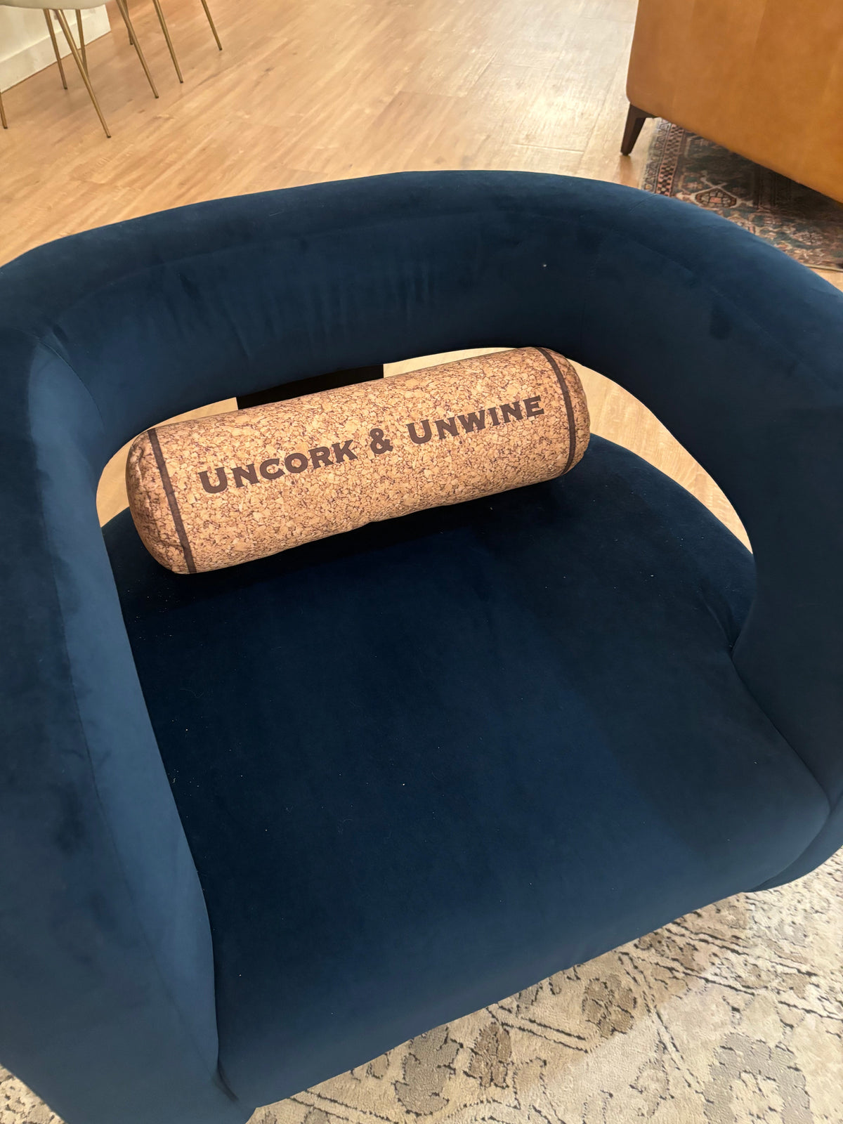 Uncork & Unwine Wine Cork Pillow