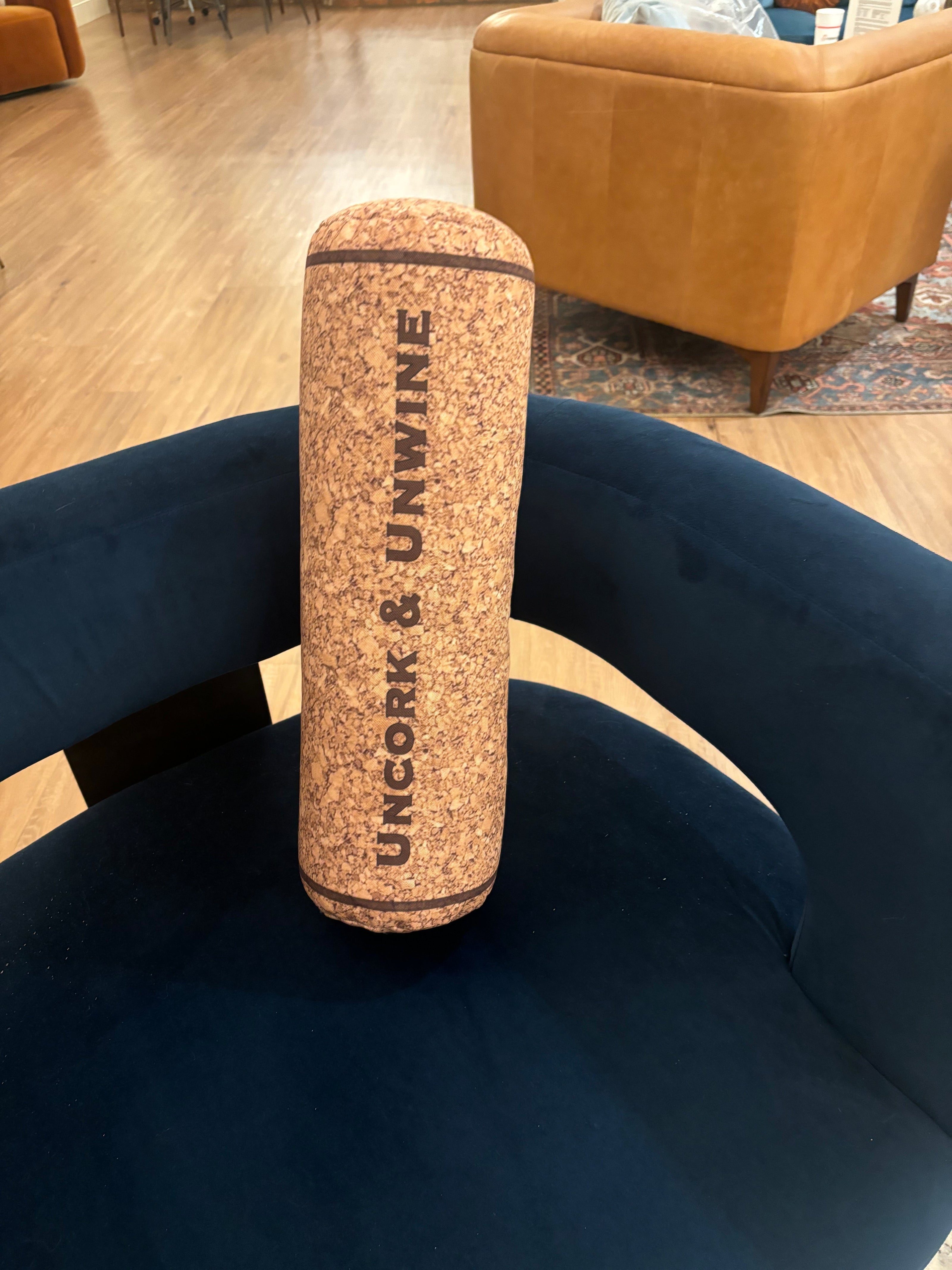 Uncork & Unwine Wine Cork Pillow