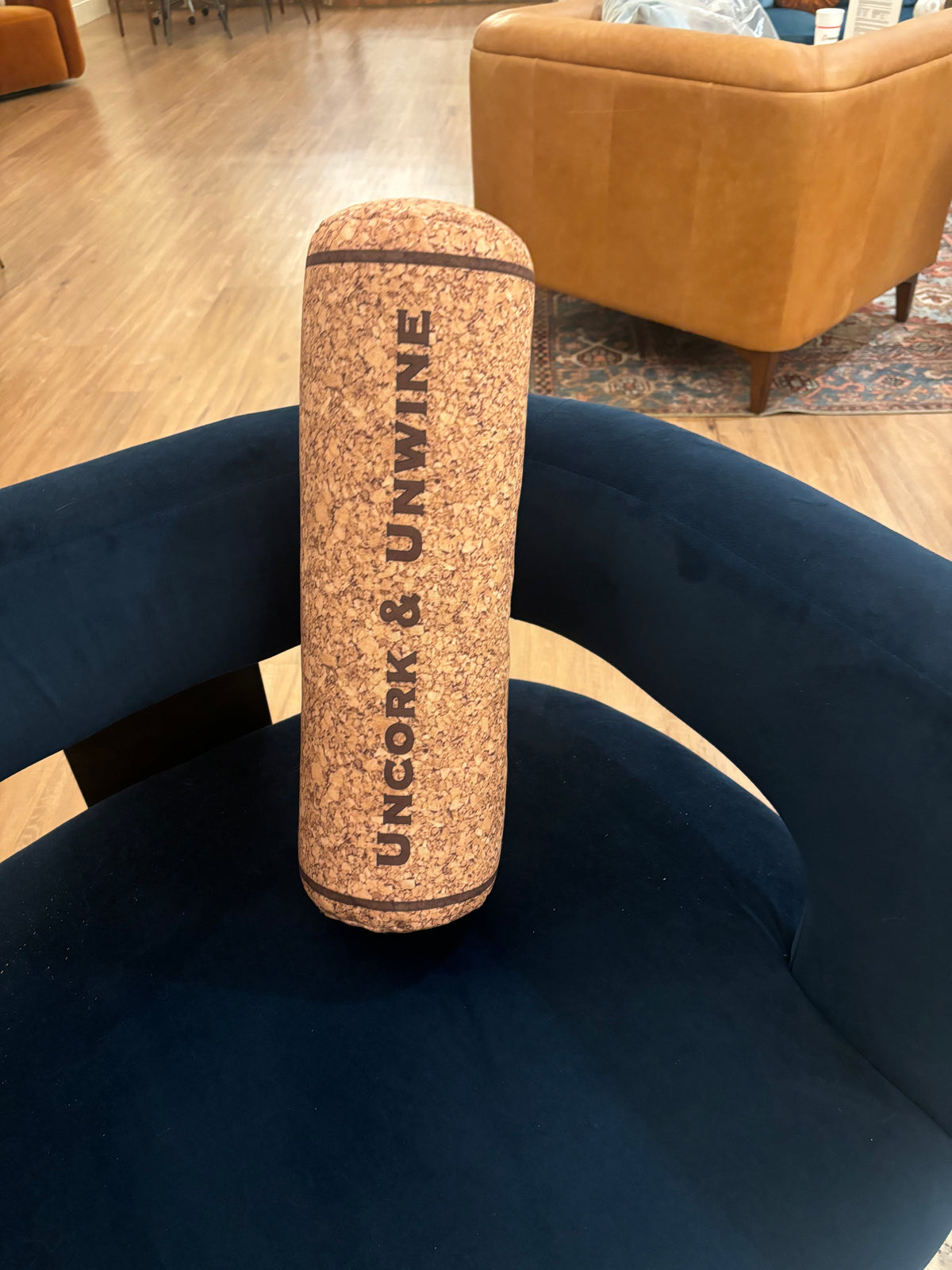 Uncork & Unwine Wine Cork Pillow