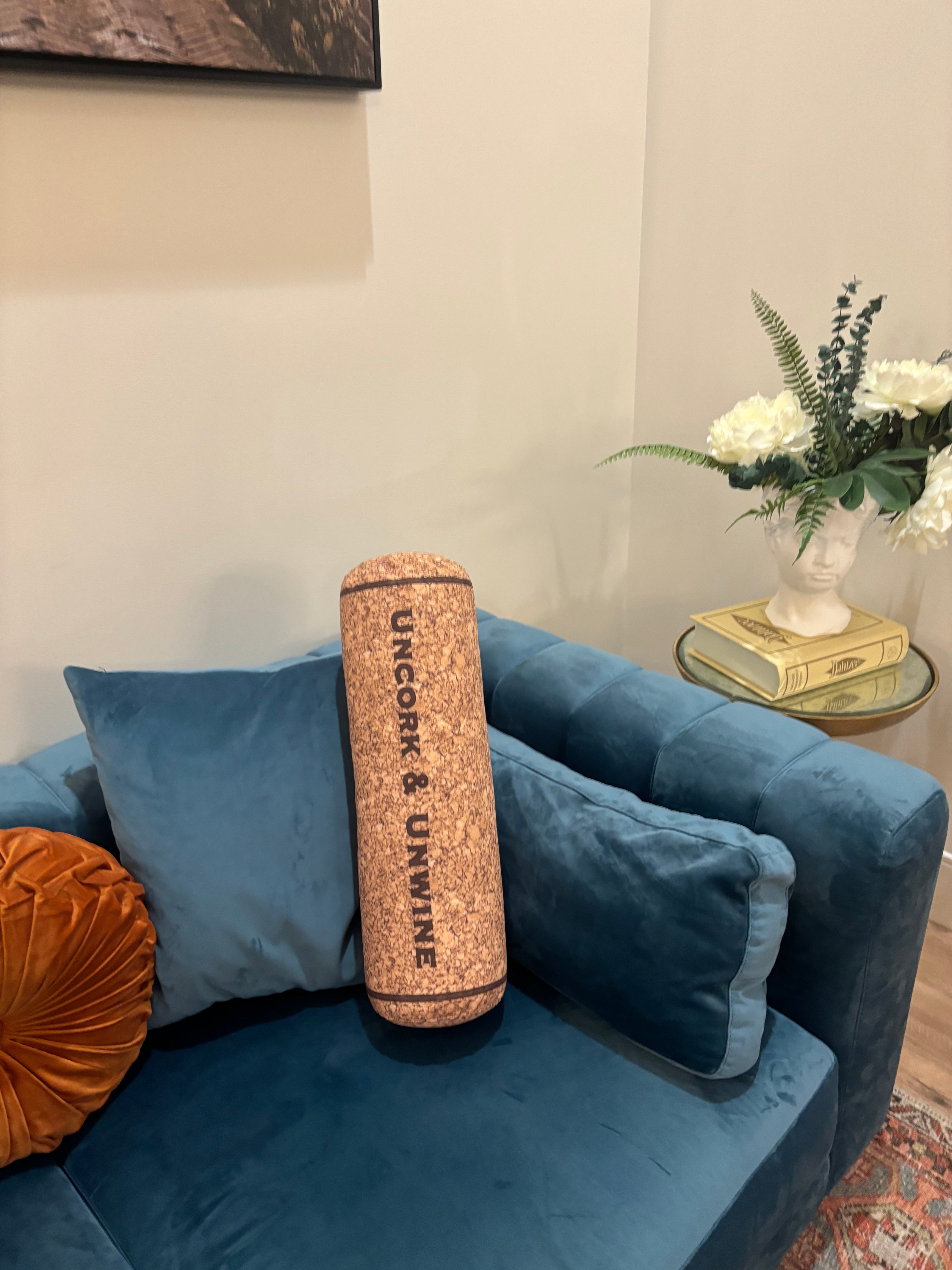 Uncork & Unwine Wine Cork Pillow