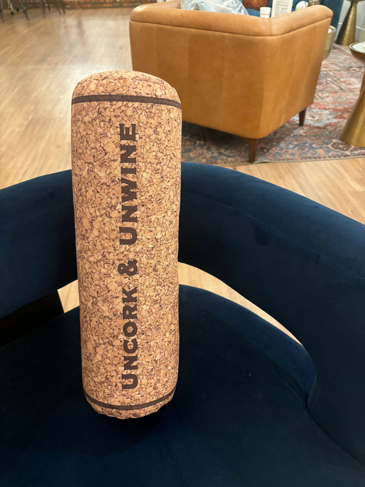 Uncork & Unwine Wine Cork Pillow