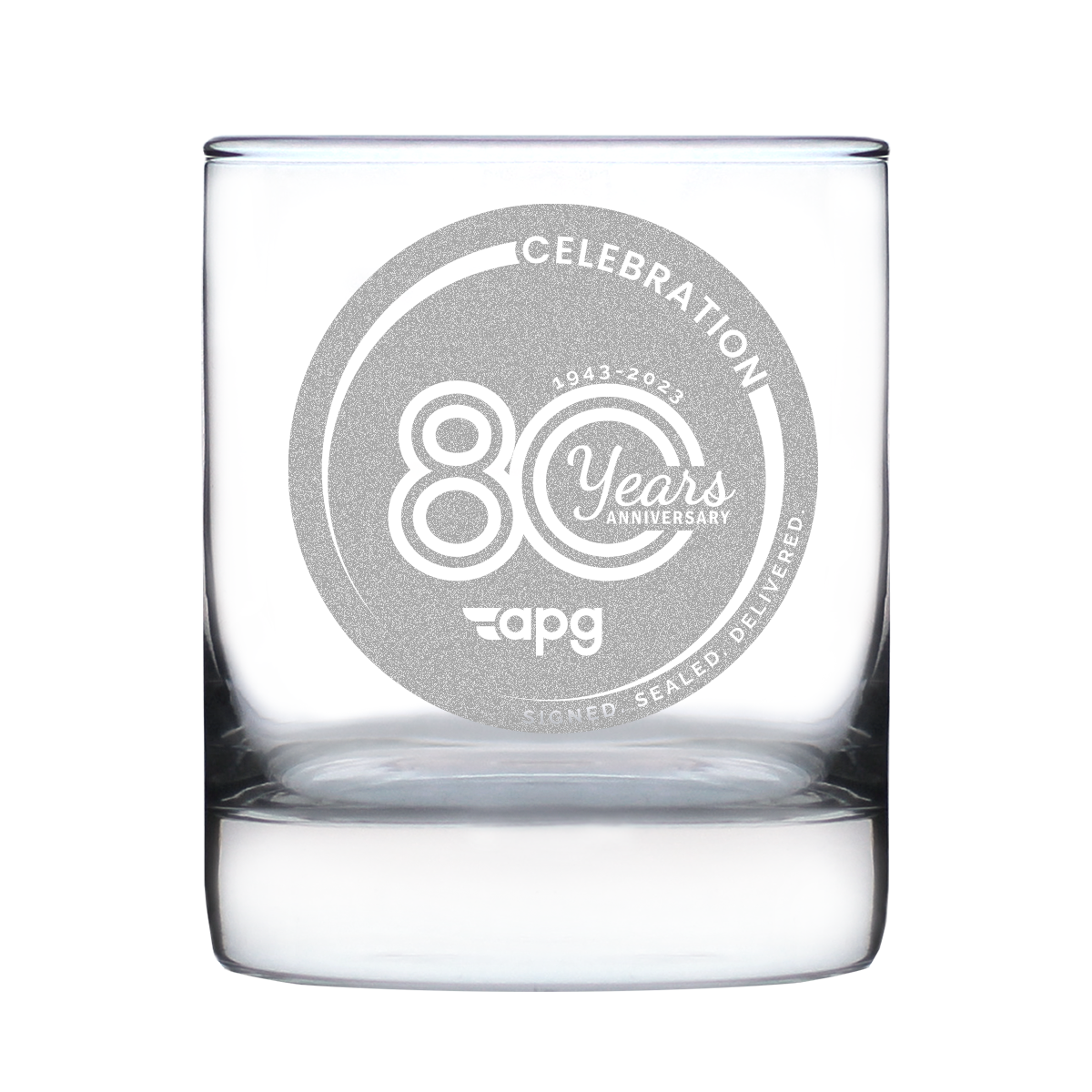 150X Custom 10.5 oz Rocks / Old Fashioned Cocktail Glass for APG