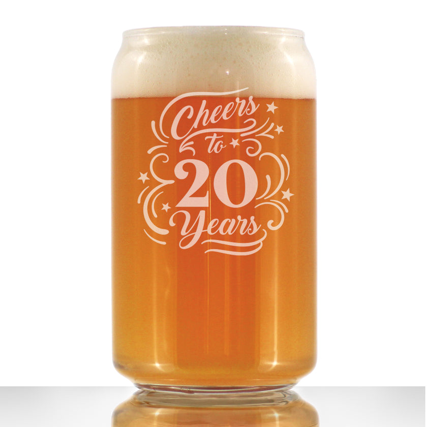 Cheers to Years - Anniversary Party Cups & Decor - Engraved Glasses & Color Ceramic Coffee Mugs