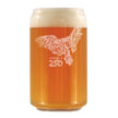 America 250 Bald Eagle Engraved Beer Can Glass America250 Official for 250th Anniversary of the USA Beer Can Shaped Pint Glass - 16oz