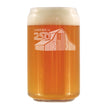 America 250 Homestead Barn Engraved Beer Can Glass America250 Official for 250th Anniversary of the USA Beer Can Shaped Pint Glass - 16oz