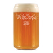 America 250 We the People Engraved Beer Can Glass America250 Official for 250th Anniversary of the USA Beer Can Shaped Pint Glass - 16oz