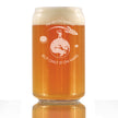 Age on Mars 40 - Beer Can Pint Glass - Unique Funny 40th Birthday Gifts for Women and Men - 16 oz Glasses