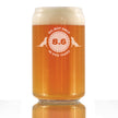 60th Birthday Dog Years - Beer Can Pint Glass - Unique Funny Bday Gifts for Women and Men Turning 60 - 16 oz Glasses
