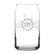 Freedom 250 Washington Crossing the Delaware Engraved Beer Can Glass - 16oz Official USA 250th Anniversary Merch