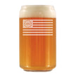 Freedom 250 Flag Logo Engraved Beer Can Glass - 16oz Official USA 250th Anniversary Merch