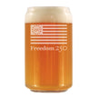Freedom 250 Logo Engraved Beer Can Glass - 16oz Official USA 250th Anniversary Merch