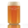 Great Uncle Est 2025 - Beer Can Pint Glass Gift for First Time Great Uncles - Decorative 16 Oz Glasses