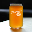 Fortylicious - Beer Can Pint Glass - Funny 40th Birthday Gifts for Women Turning 40 - 16 oz Glasses