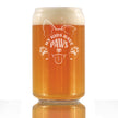 Kids Have Paws Dog Engraved Beer Can Glass Gifts for Dog People Beer Can Shaped Pint Glass - 16oz