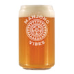 Mahjong Vibes - Engraved Beer Can Glass - 16 oz