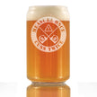 Measure Once Cuss Twice - Beer Can Pint Glass - Best Gifts for Woodworkers, Construction Workers & Handy Man - 16 oz Glasses