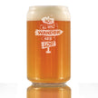 Not All Who Wander Are Lost - Beer Can Pint Glass - Outdoor Travel Gifts for Travelers, Campers & Hikers - 16 oz Glasses