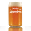Rather Be Canoeing - Beer Can Pint Glass - Rustic Canoe Decor for Cabin - 16 oz Glasses