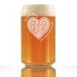 Sisters Make The Best Friends - Beer Can Pint Glass - Unique Sister Gifts for Women - 16 oz Glasses