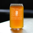 Walk in the Rain - Beer Can Pint Glass - Sympathy Gifts for Comfort and Encouragement - 16 oz Glasses