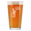 America 250 Statue of Liberty Engraved Pint Glass America250 Official for 250th Anniversary of the USA High Quality Pint Glasses for Beer - 16oz