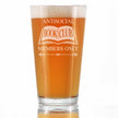 Antisocial Book Club Engraved Pint Glass Funny Gifts for Introverts and Book Club High Quality Pint Glasses for Beer - 16oz