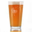 Dandelion Pint Glass for Beer - Friendship Gifts and Dandelion Flowers Decor for New Beginnings - 16 Oz Glasses