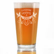 Everyone Deserves A Voice Engraved Pint Glass Cute Thank You Gifts for SLP High Quality Pint Glasses for Beer - 16oz