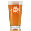 60th Birthday Dog Years - Pint Glass for Beer - Unique Funny Bday Gifts for Women and Men Turning 60 - 16 oz Glasses