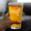 Freedom 250 Bald Eagle Engraved Pint Glass - 16oz Official USA 250th Anniversary Merch