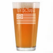 Freedom 250 We the People Engraved Pint Glass - 16oz Official USA 250th Anniversary Merch