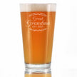 Great Grandma Est 2023 - New Great Grandmother Pint Glass Gift for First Time Great Grandparents - Decorative 16 Oz Glasses