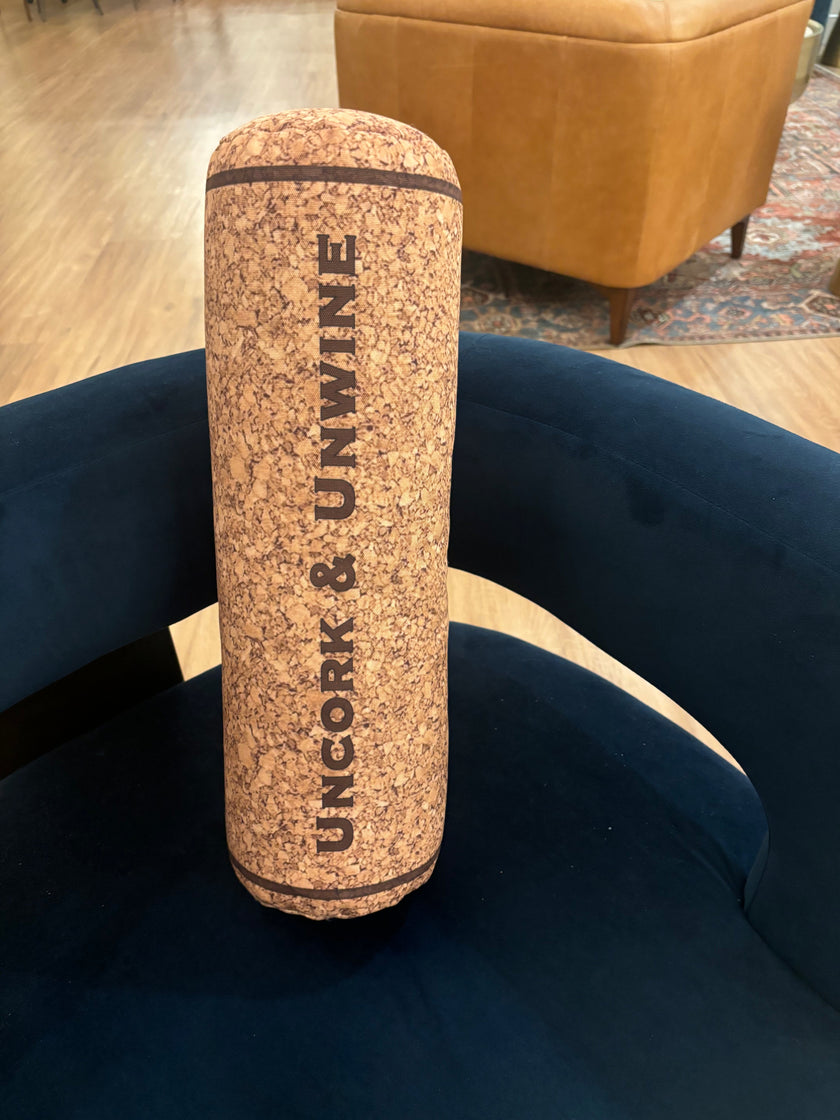 Uncork & Unwine Wine Cork Pillow