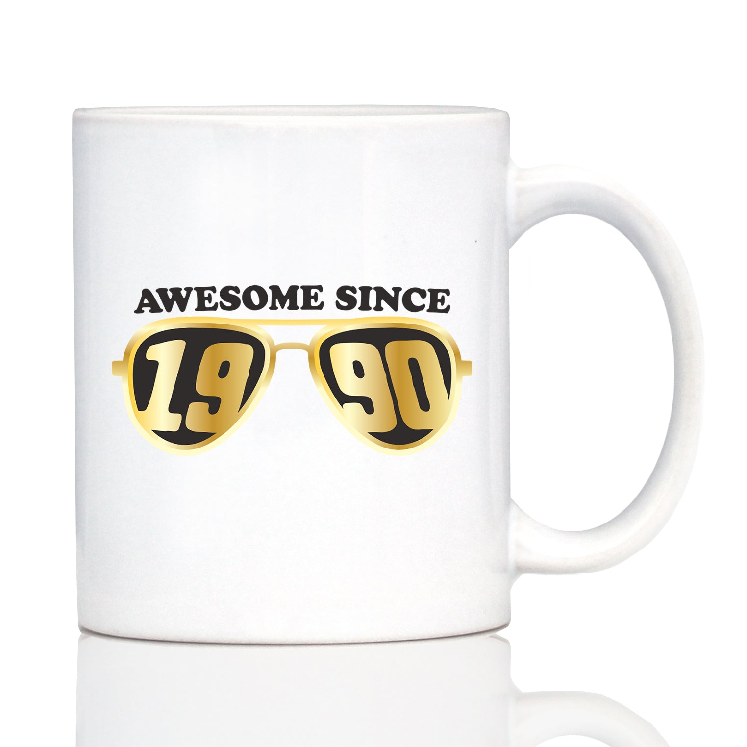 Awesome Since 1990 Coffee Mug 35th Birthday Gift Ideas White Ceramic Coffee Cup