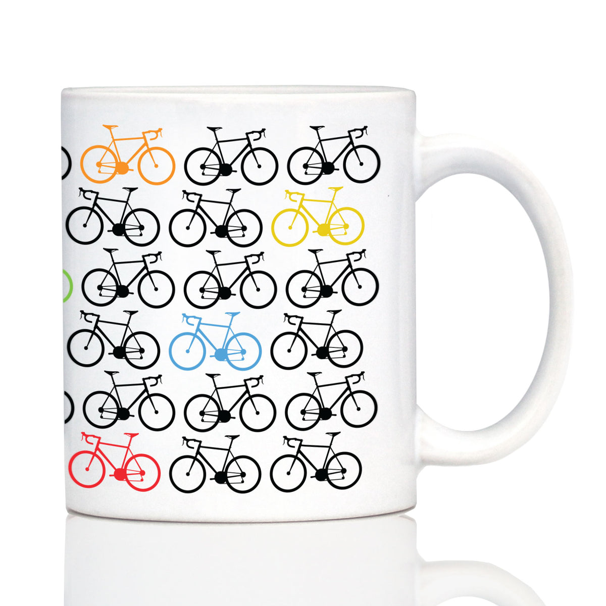 Bicycle Coffee Mug - Unique Road Biking Themed Decor and Gifts for Cyclists