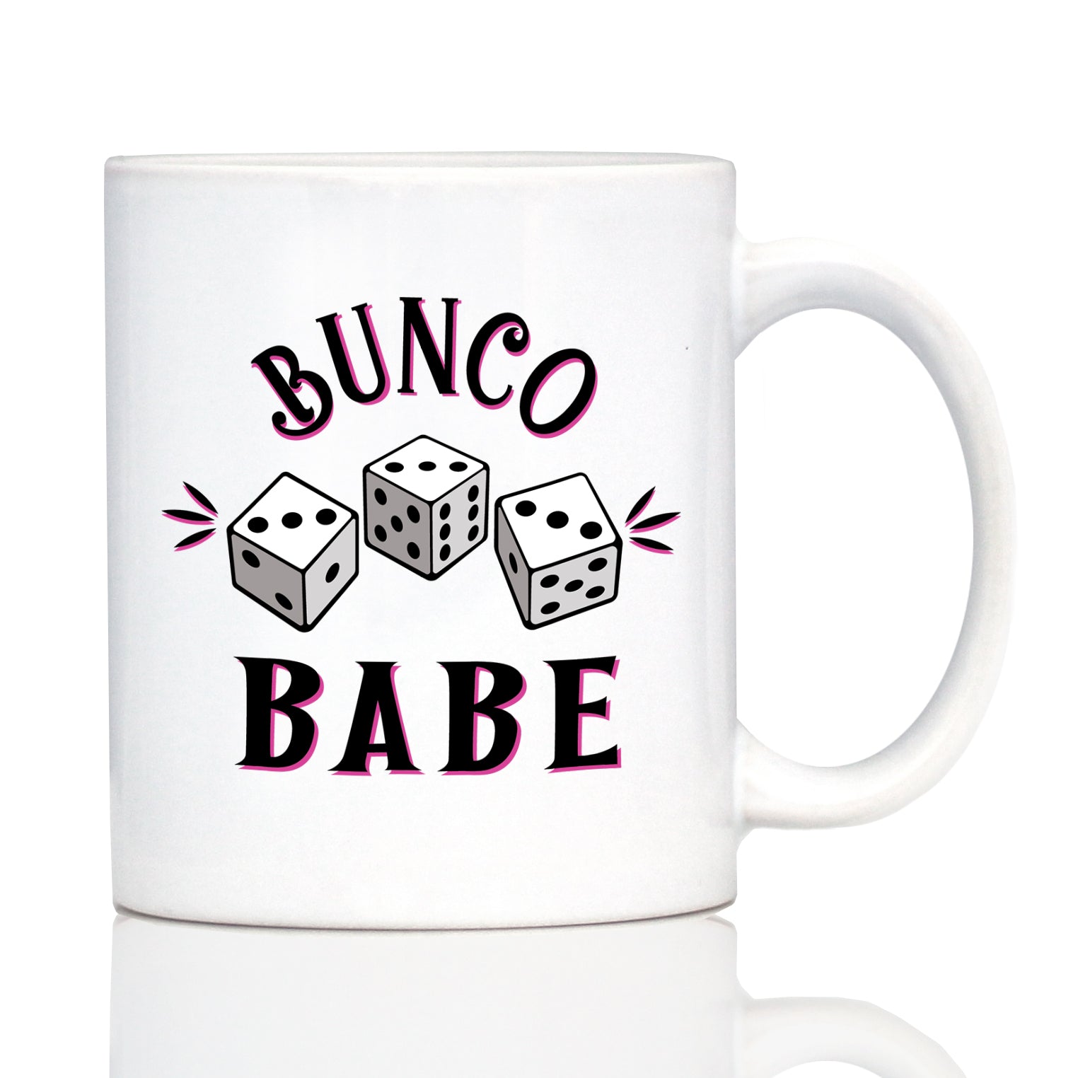 Bunco Babe Coffee Mug - Bunco Decor and Bunco Gifts for Women