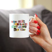 Coffee Ransom Note Coffee Mug - Funny Sarcastic Coffee Mug Gifts for Coffee Lovers - Large 15oz & 11oz White Ceramic Mugs
