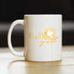Faith Y'all Coffee Mug Christianity Gifts for Christians White Ceramic Coffee Cup