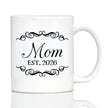 Mom Est 2026 - Coffee Mug - New Mother Gift for First Time Parents - Decorative White Ceramic Coffee Cup