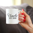 Uncle Est 2026 - Coffee Mug - New Uncle Gift for First Time Uncles - Decorative White Ceramic Coffee Cup