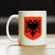 Albania Flag Coffee Mug - Country Pride Themed Drinking Decor and Gifts for Albanians