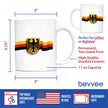 German Flag Coffee Mug - Country Pride Themed Drinking Decor and Gifts for Germans