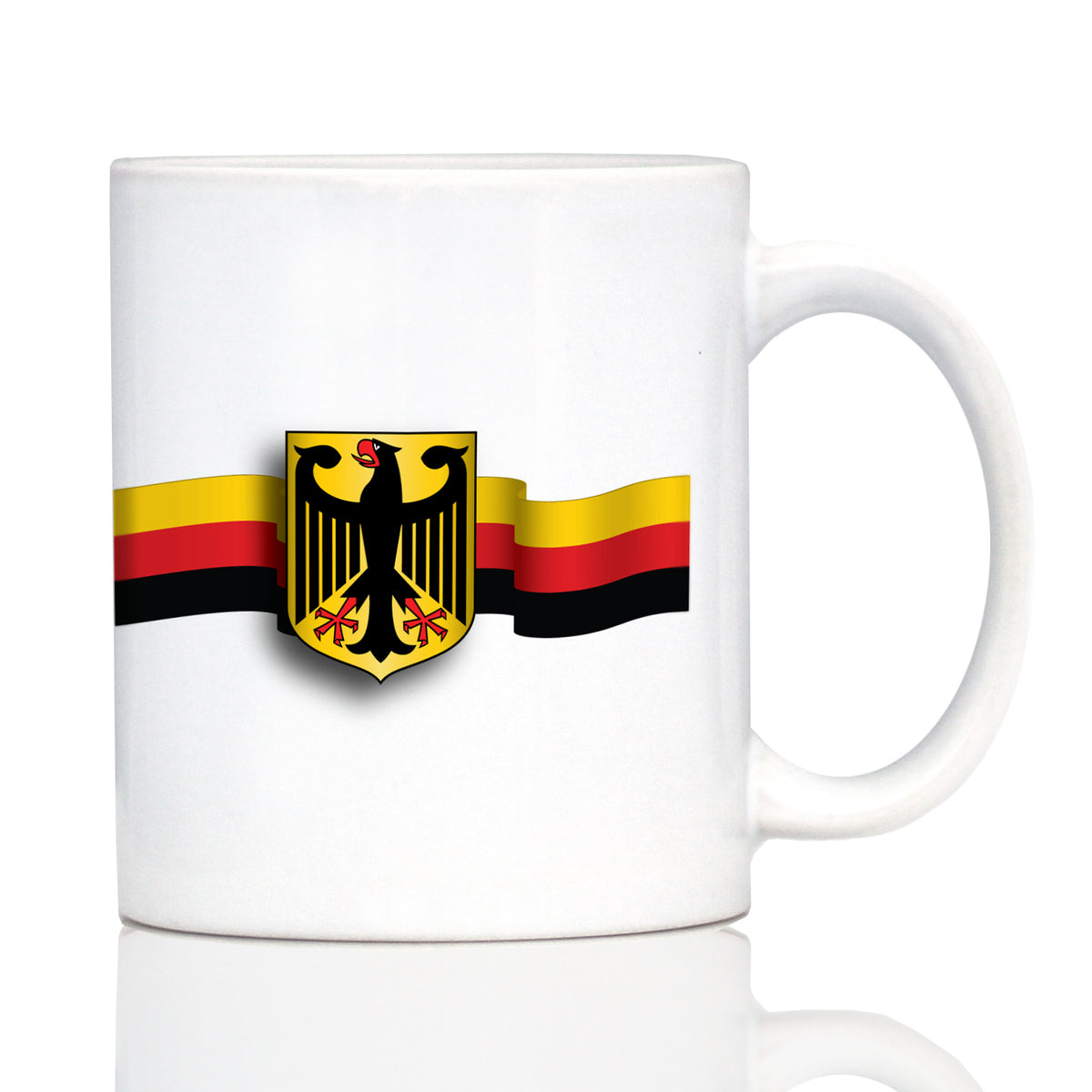 German Flag Coffee Mug - Country Pride Themed Drinking Decor and Gifts for Germans