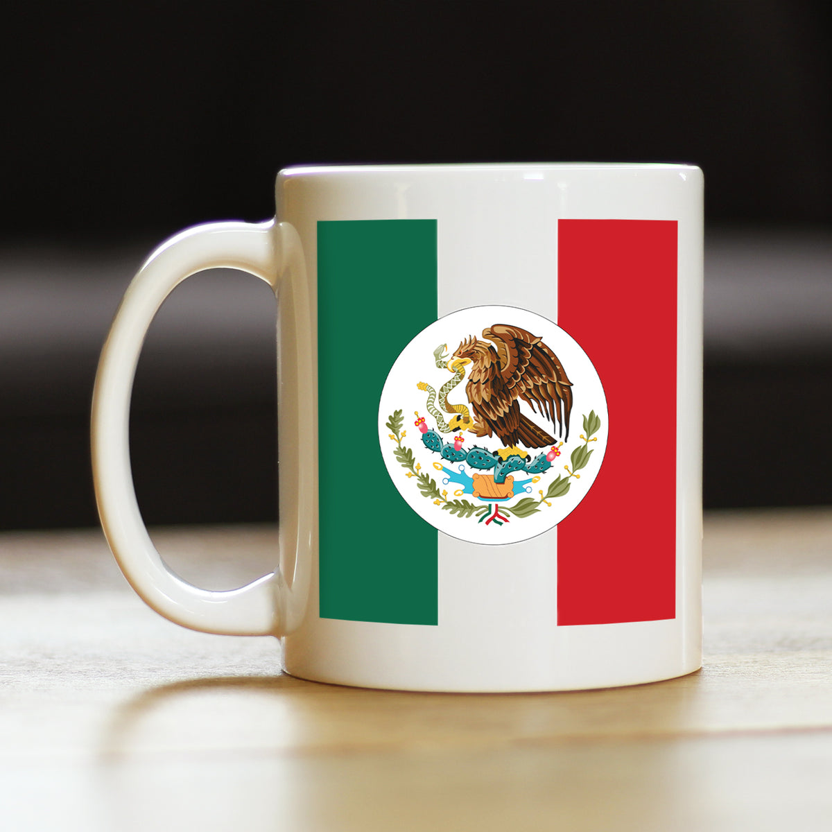 Mexico Flag Coffee Mug - Country Pride Themed Drinking Decor and Gifts for Mexicans